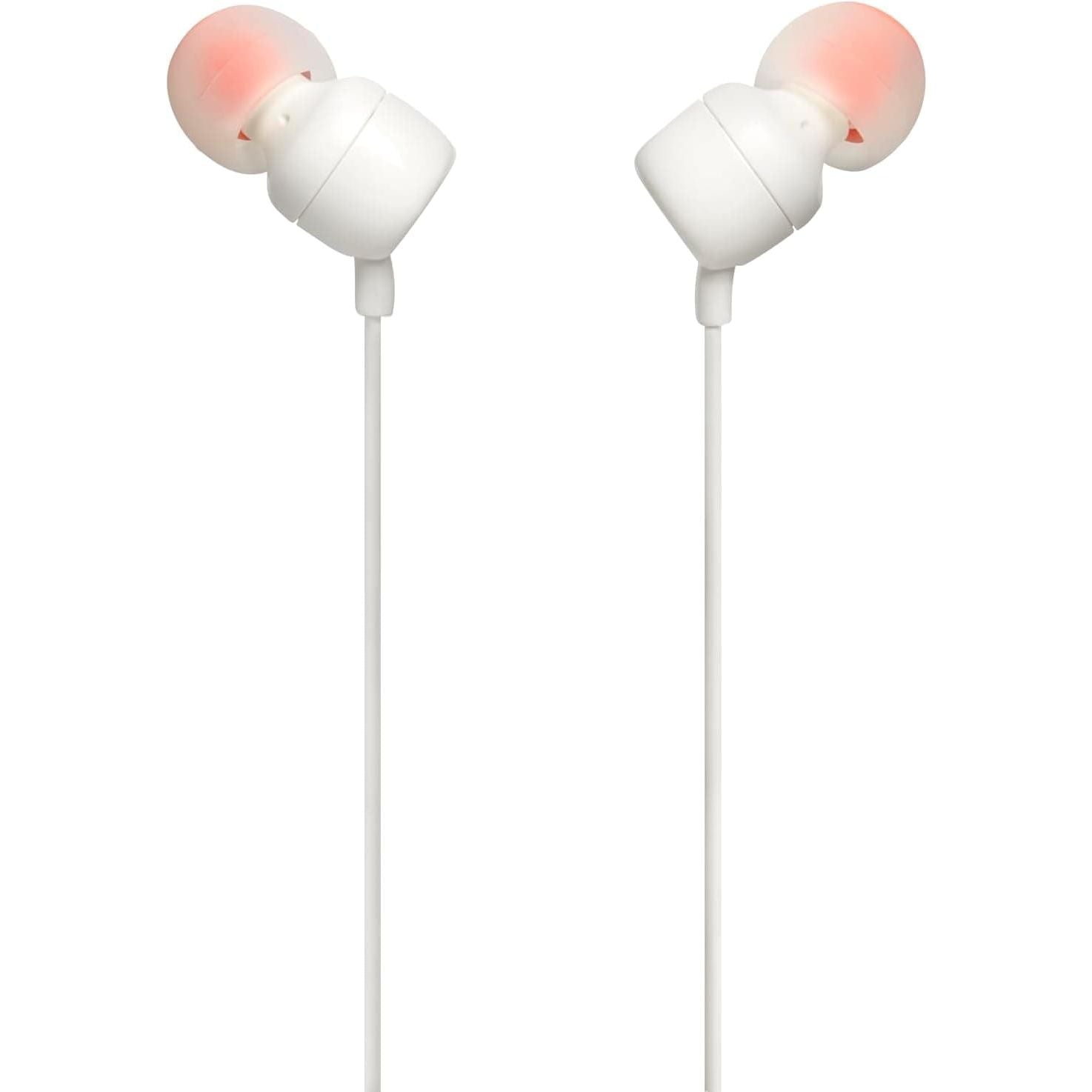 Buy JBL,JBL T110 Wired In-Ear Headphones with JBL Pure Bass Sound and Microphone - White - Gadcet UK | UK | London | Scotland | Wales| Ireland | Near Me | Cheap | Pay In 3 | Headphones